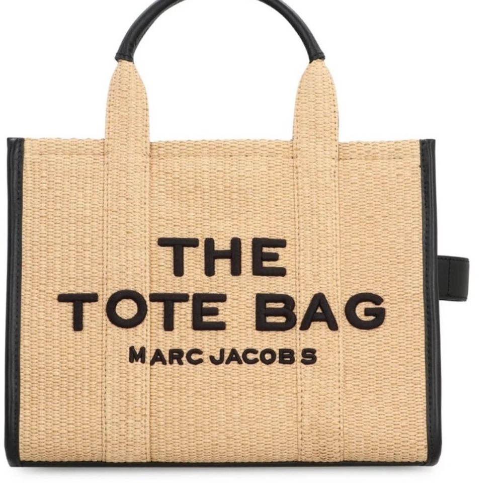 Marc Jacobs Beige and Black Tote Bag